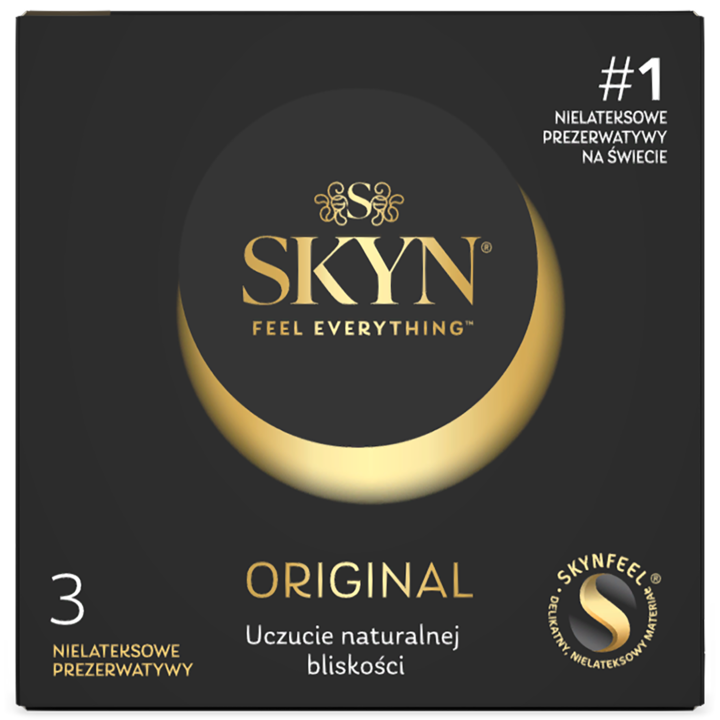 SKYN Original prezerwatywy nielateksowe, 3 szt.