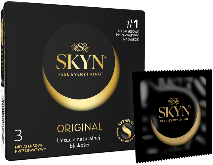 SKYN Original prezerwatywy nielateksowe, 3 szt.