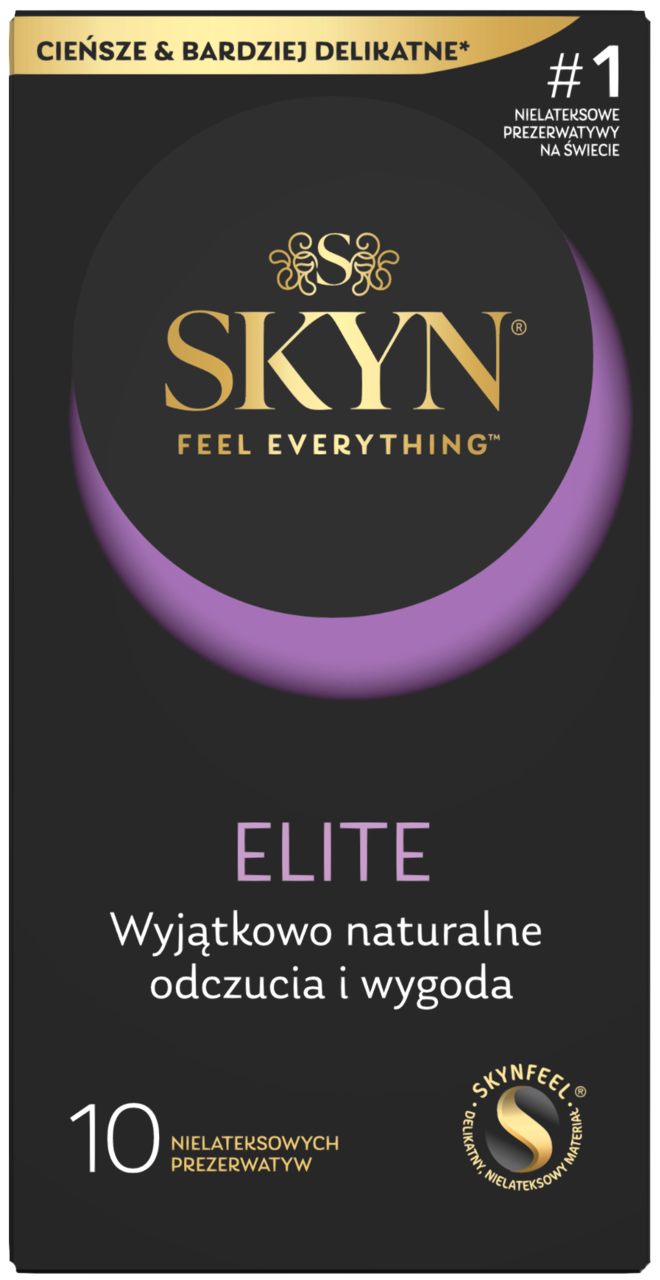 SKYN Elite prezerwatywy nielateksowe ultracienkie, 10 szt.