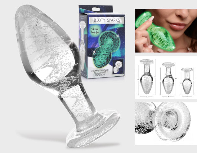 Świecący korek analny od Booty Sparks glow in the dark