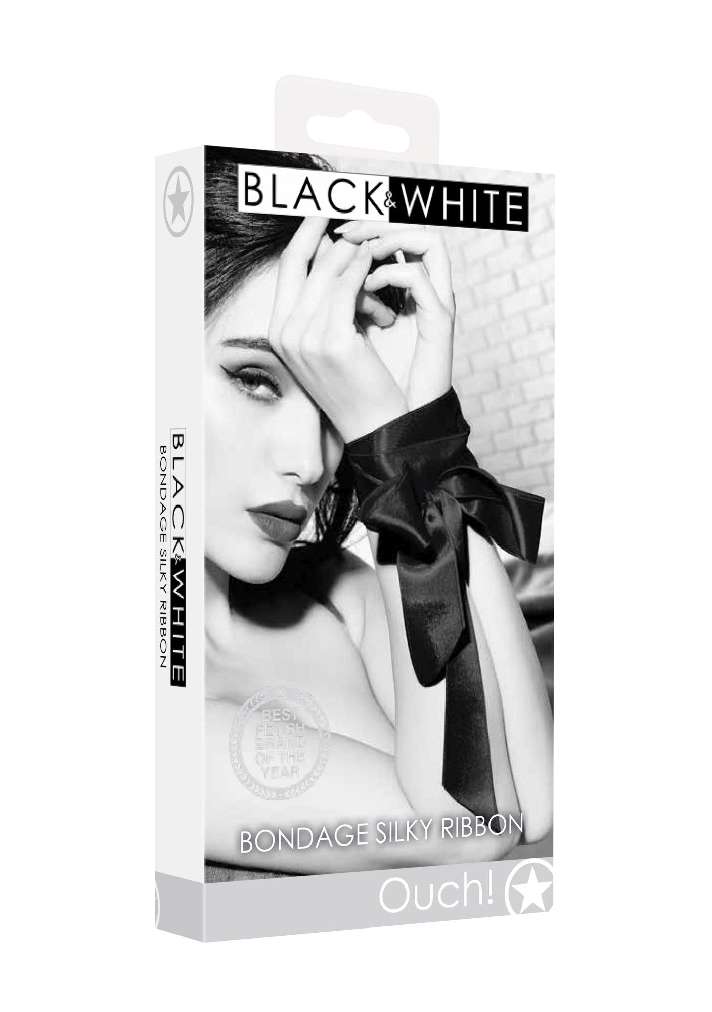 Ouch! Black & White bondage ribbon