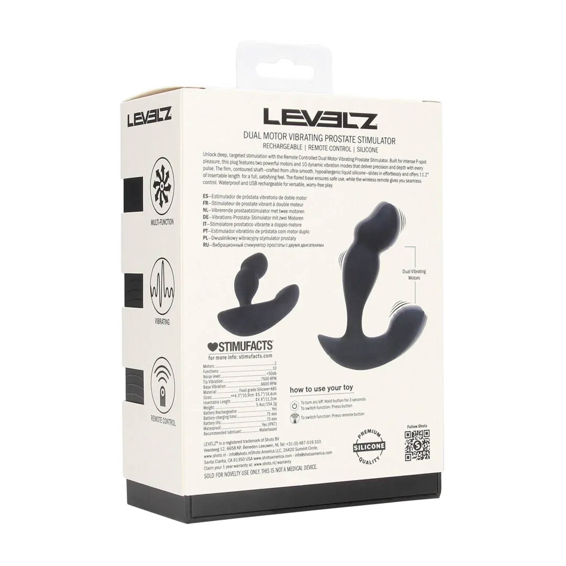 Levelz Dual Motor masażer prostaty