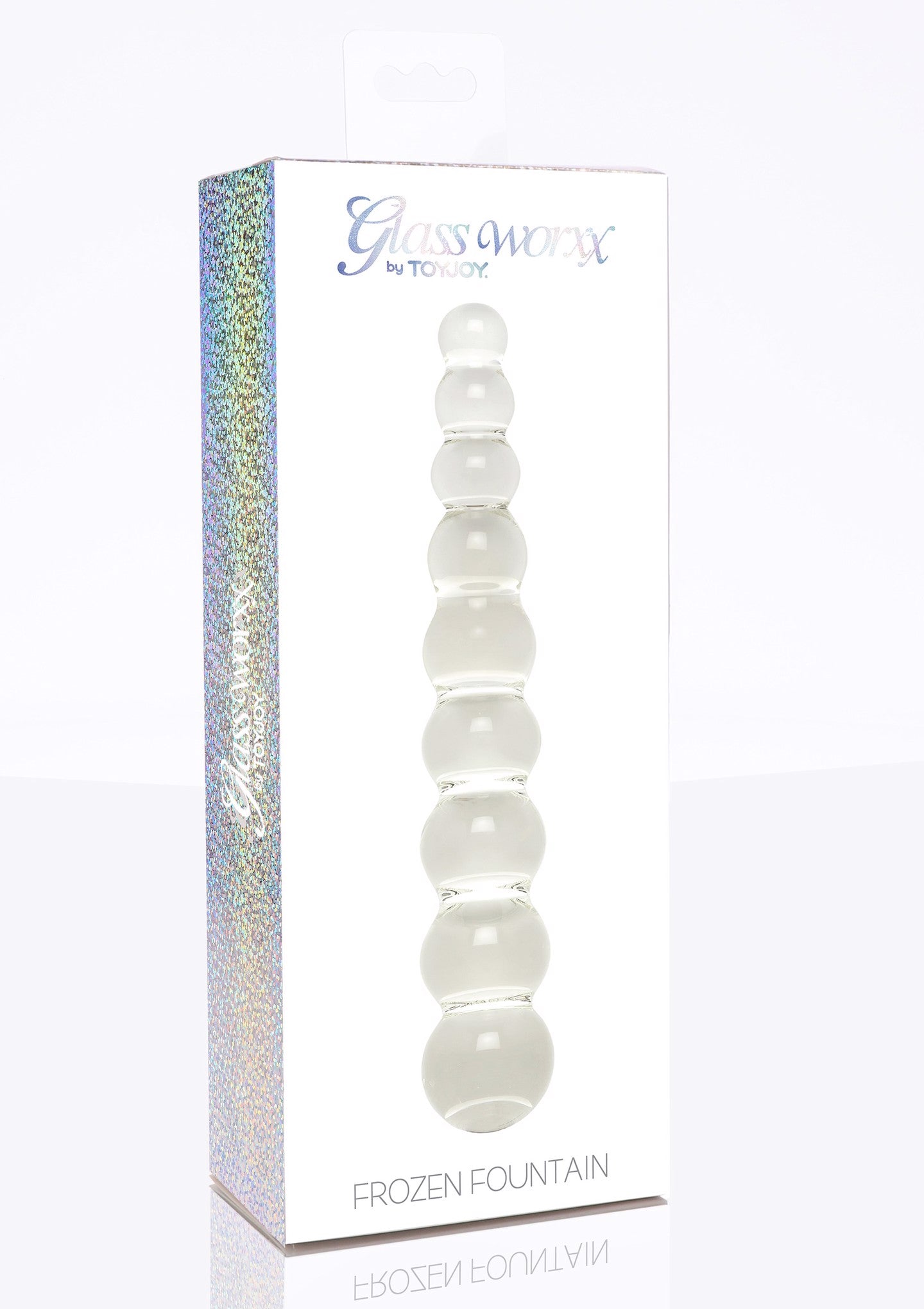 Frozen Fountain szklane dildo