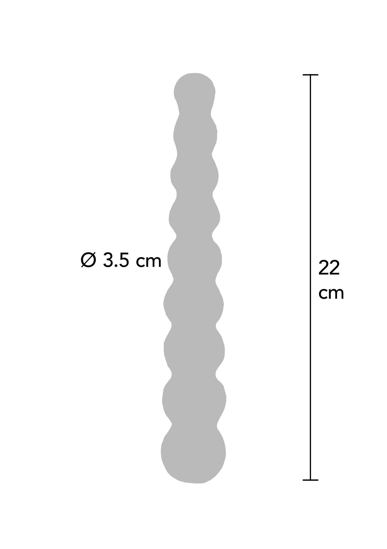 Frozen Fountain szklane dildo