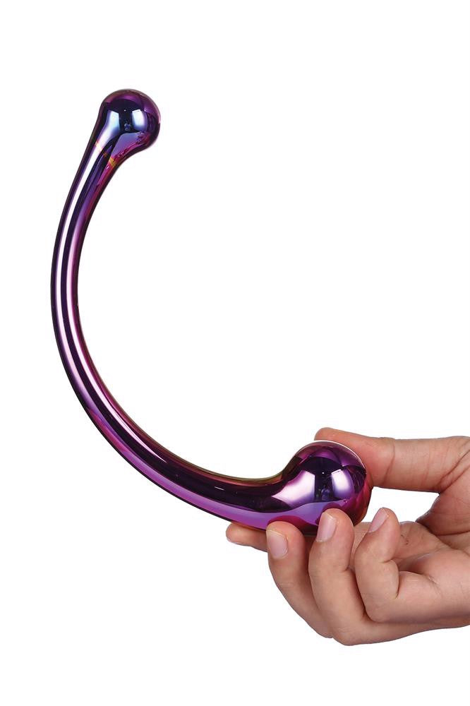 Dream Toys Curved Big Wand szklane dildo 21cm
