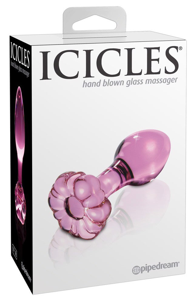 Icicles No. 48 szklany korek analny