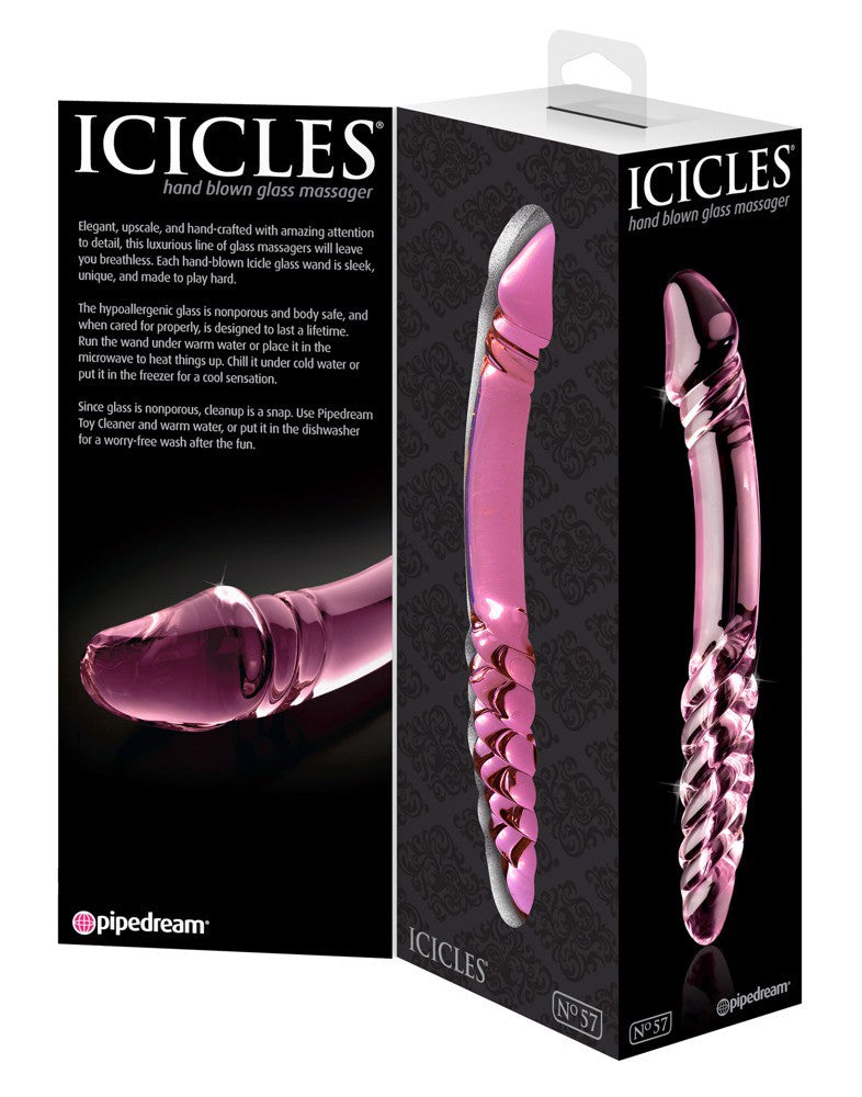 Icicles No. 57 szklane dildo 23cm