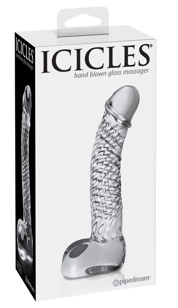Icicles No. 61 szklane dildo 16,5cm