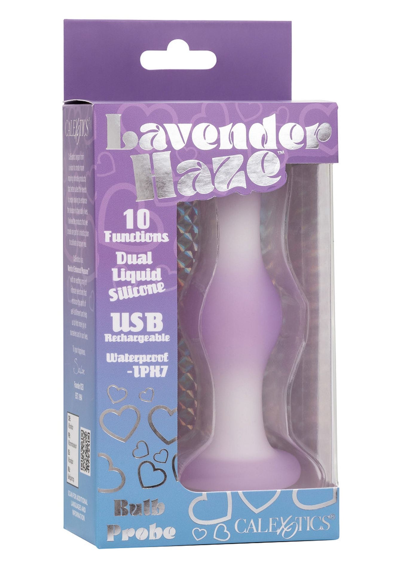 Lavender Haze wibrujący korek analny
