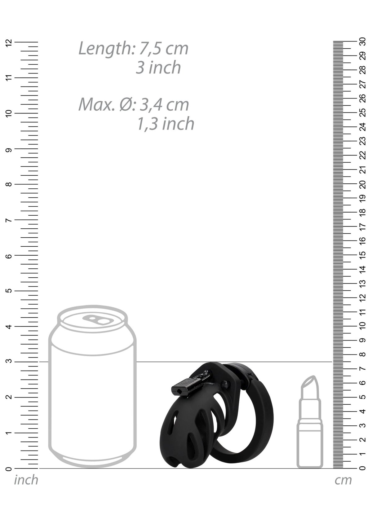ManCage Model 23 klatka na penisa 6,5 cm
