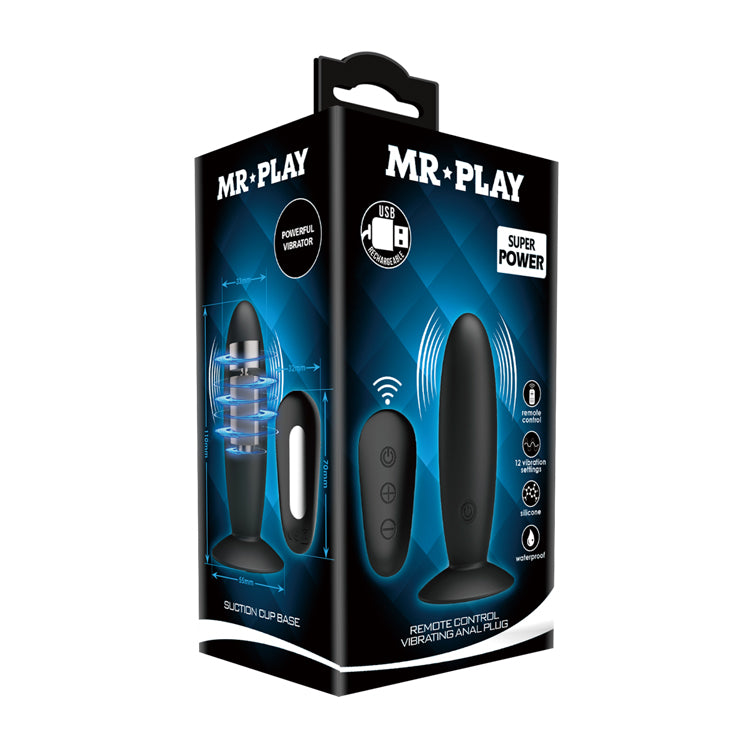 Mr Play - wibrujący korek analny na pilota