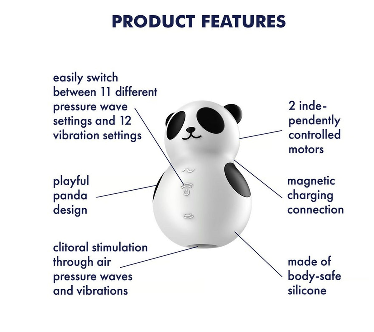 Satisfyer Pocket Panda masażer łechtaczki