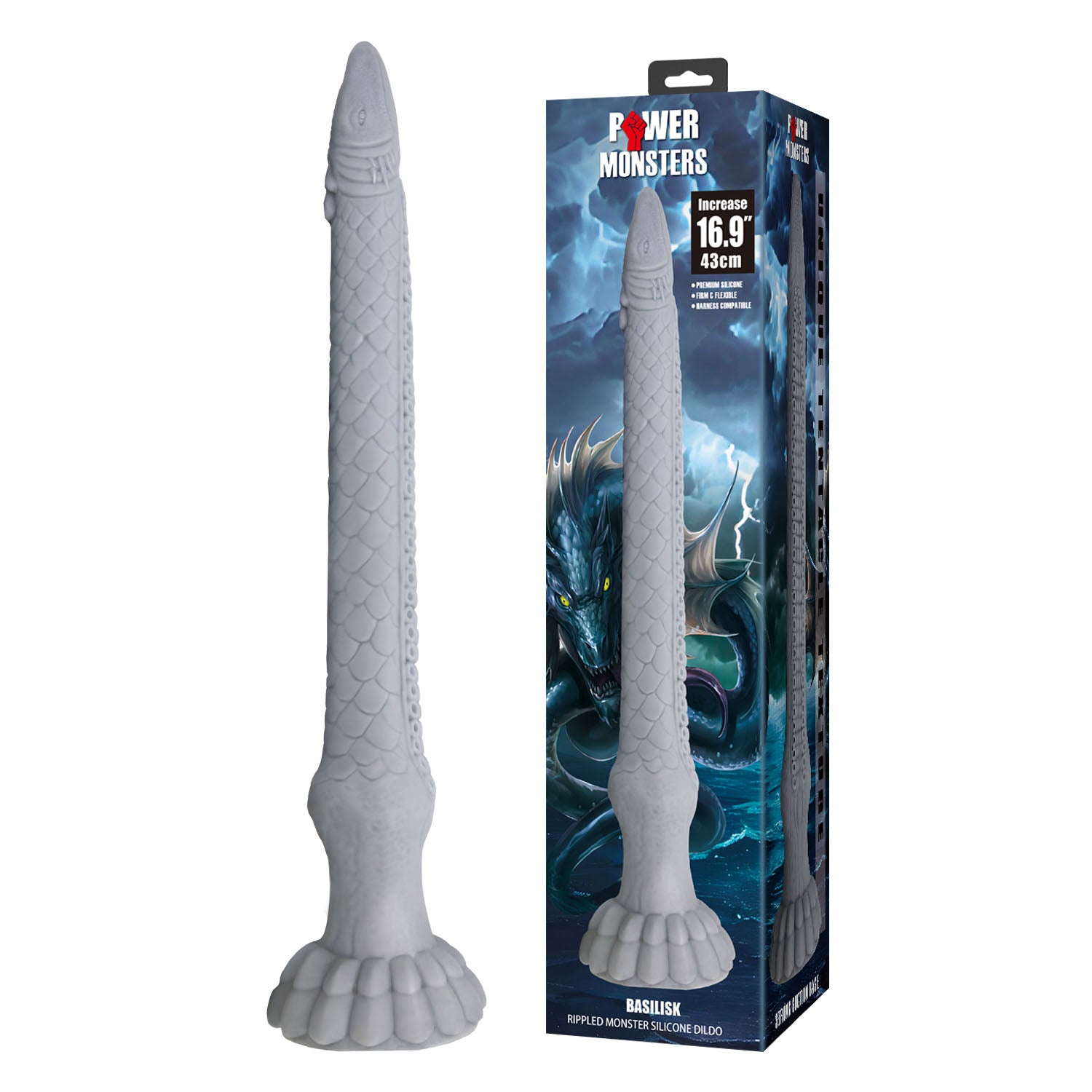 Power Monsters Basilisk dildo 43 cm