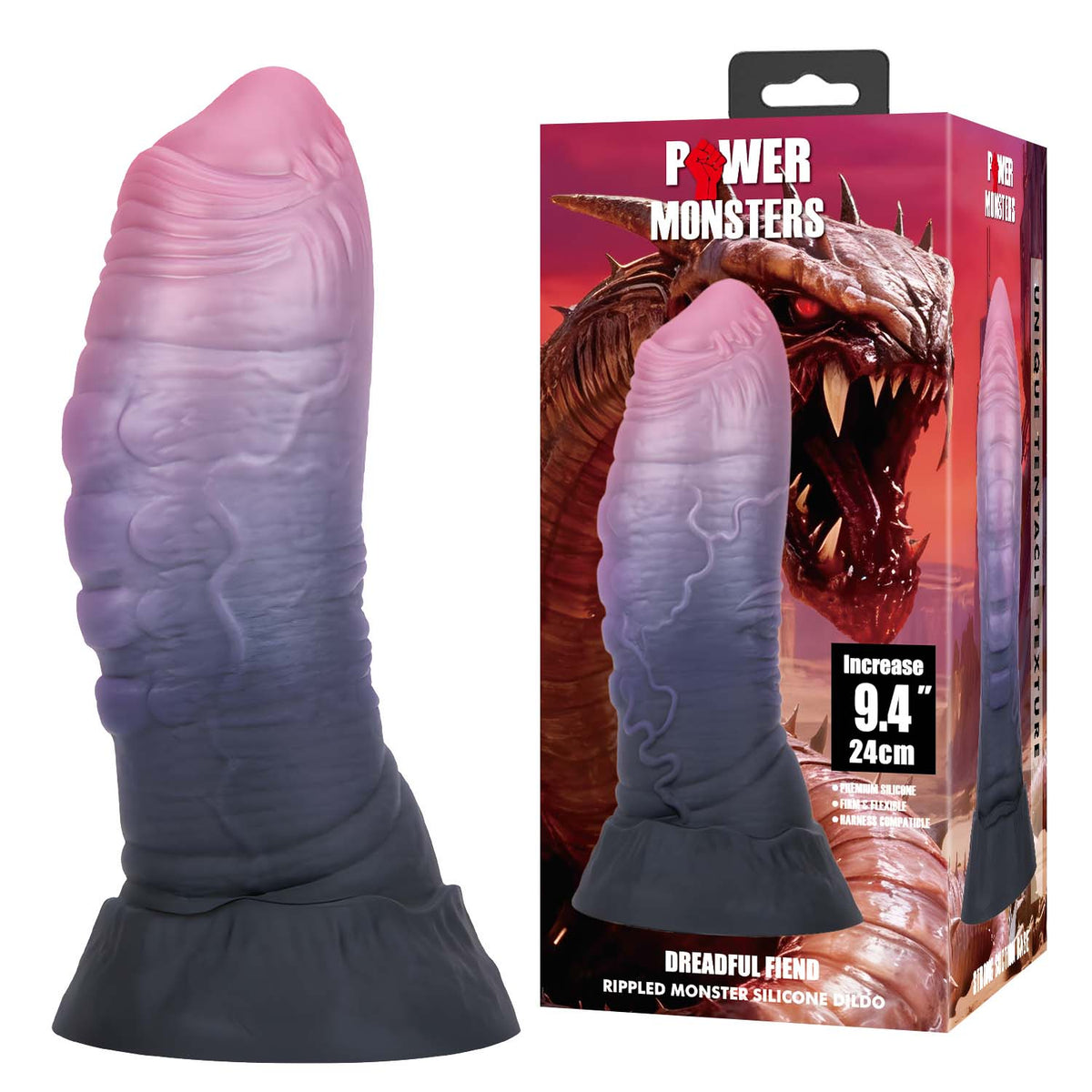Power Monsters Dreadful Fiend 24 cm dildo