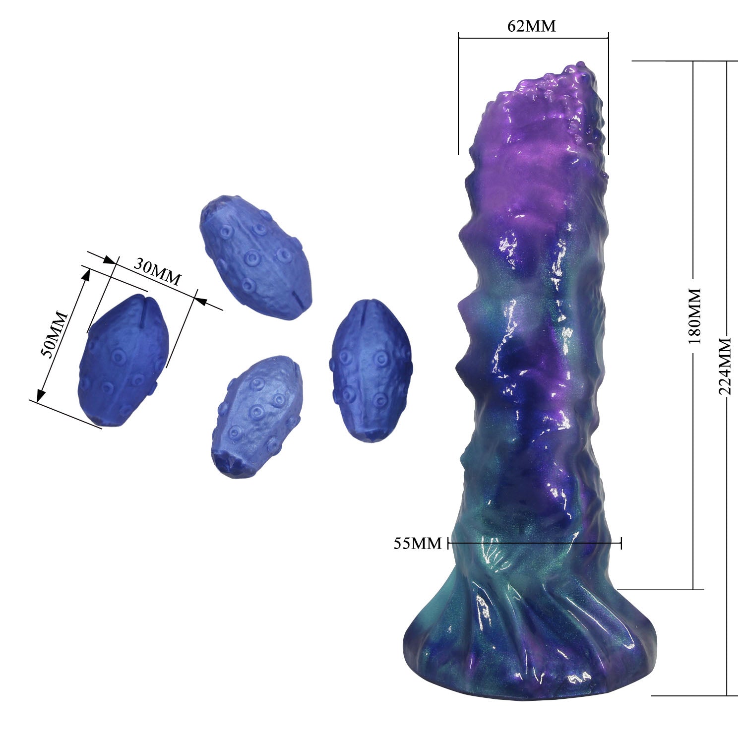 Power Monsters DuskWalker Sentinel dildo 23 cm