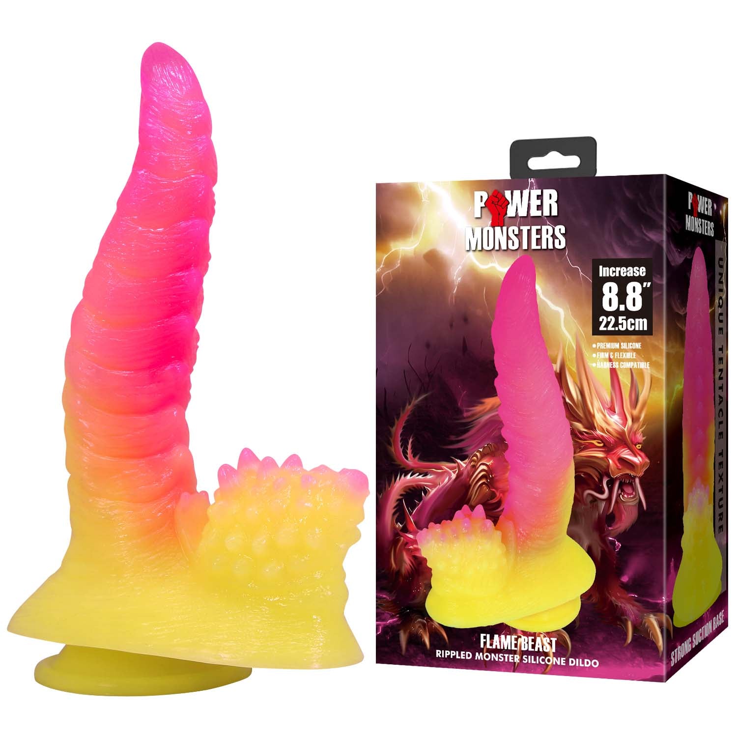 Power Monsters Flamebeast 22.5 cm dildo