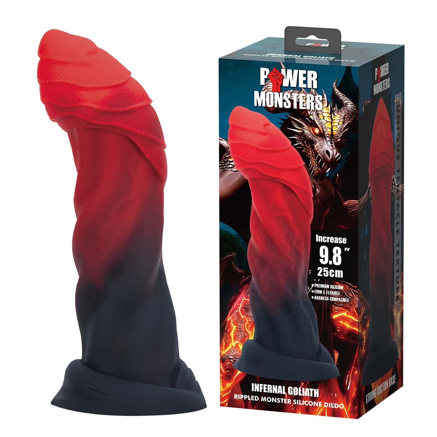 Power Monsters Infernal Goliath dildo 25 cm