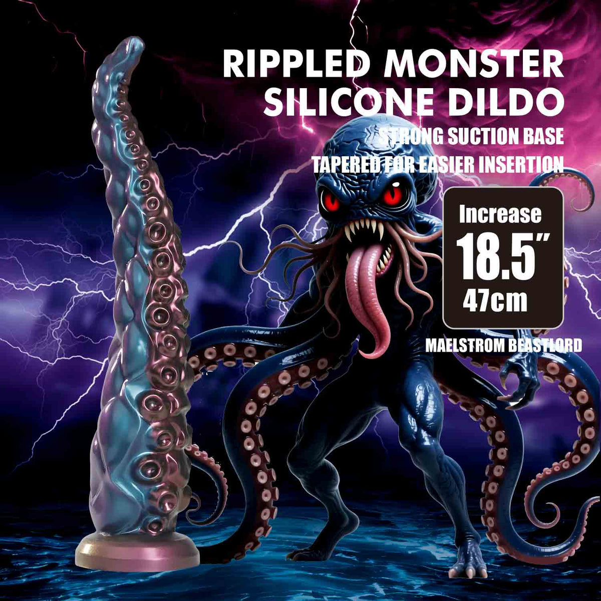 Power Monsters Maelstrom Beastlord 47 cm dildo