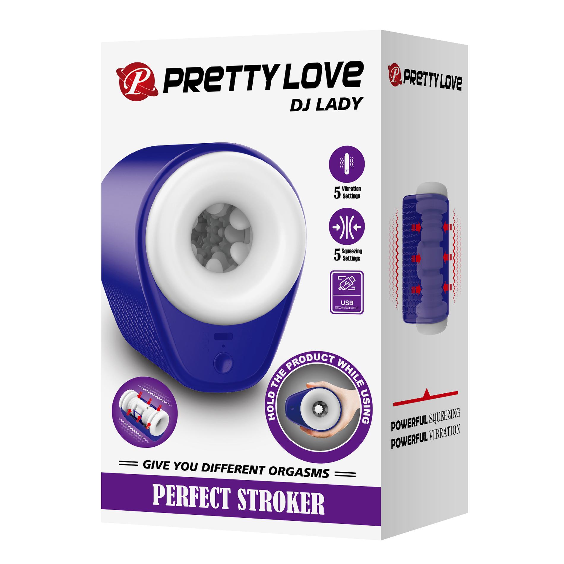 Pretty Love Dj Lady wibrujący masturbator