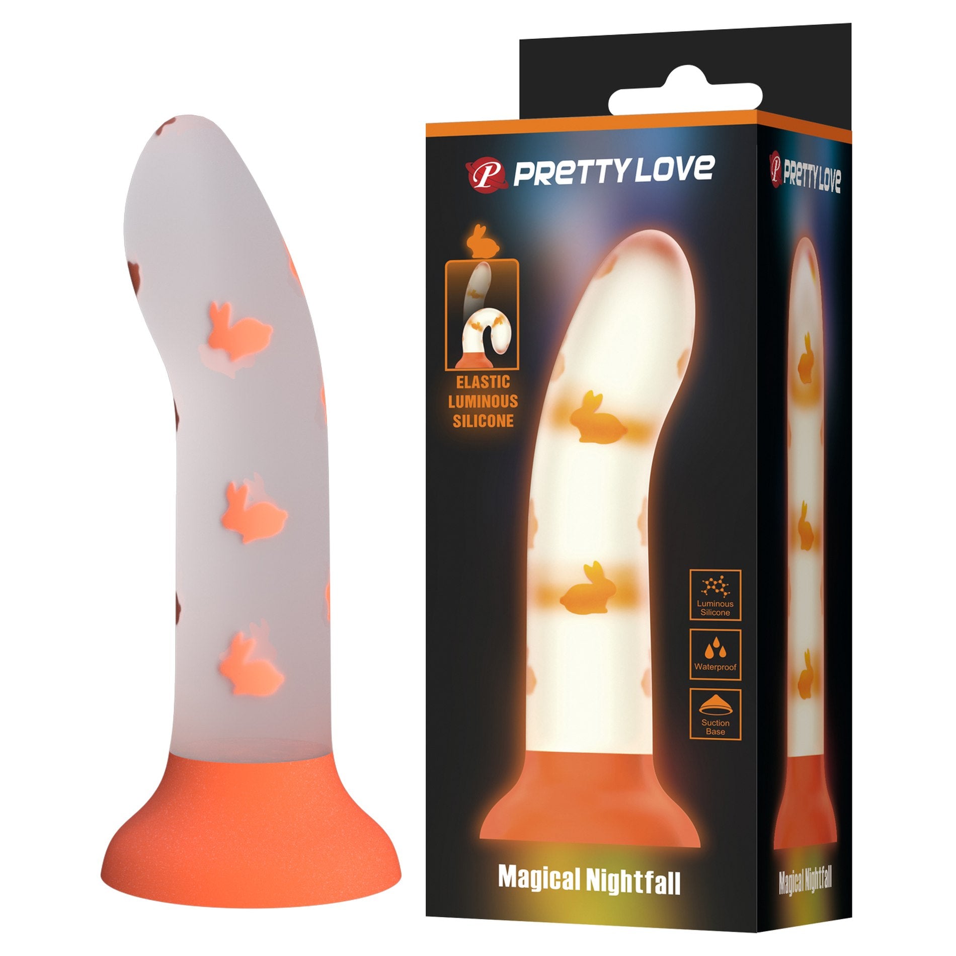 Pretty Love Magic Nightfall świecące dildo 17cm