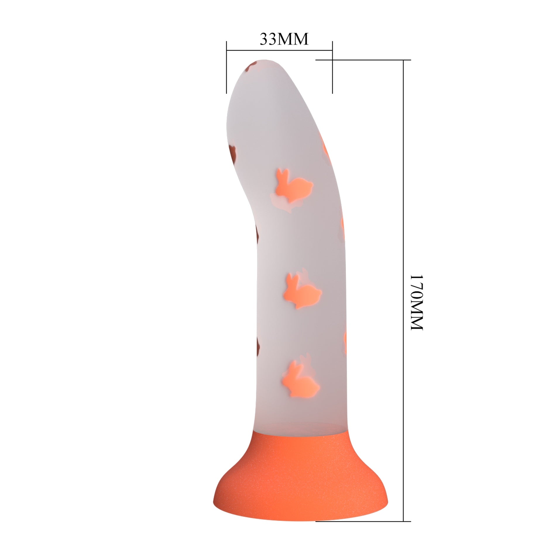 Pretty Love Magic Nightfall świecące dildo 17cm
