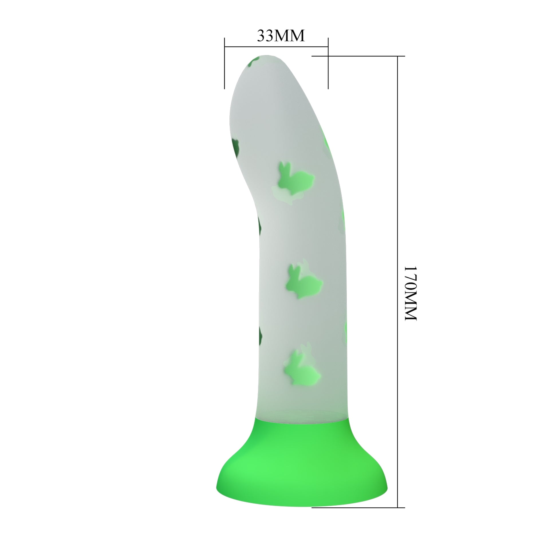 Pretty Love Romantic Rendezvous świecące dildo 17cm